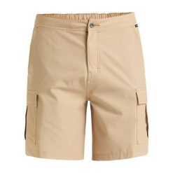 Spodenki hybrydowe dla Mężczyzn HALF 19" Brązowy. Brązowe szorty męskie Quiksilver, na lato, bez wzorów, z elastanu. Za 249.99 zł.