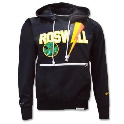 Bluza sportowa męska Nike Roswell Rayguns Premium Drifit. Czarne bluzy sportowe męskie Nike, bez wzorów, sportowe, bez kołnierzyka, bez ramiączek. Za 614.00 zł.
