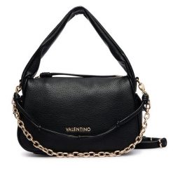 Torebka Valentino. Czarne torebki klasyczne damskie Valentino, bez wzorów, bez dodatków. Za 679.99 zł.