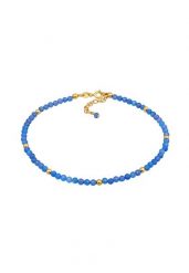 Elli Damska bransoletka na kostkę Summer Beach z agatem perły niebieskie w srebrze 925 Sterling Silver Bransoletki na nogę 1 ct Damski. Niebieskie bransoletki damskie Elli, srebrne. Za 303.99 zł.