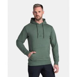 Męska bawełniana bluza z kapturem Kilpi LAGOA-M. Zielone bluzy z kapturem męskie Kilpi, m, z bawełny. Za 174.18 zł.