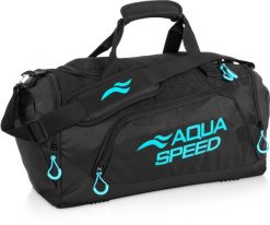 Torba sportowa pływacka na ramię 35l Aqua Speed. Czarne torby męskie na ramię Aqua-Speed, bez wzorów, z materiału, na ramię. Za 98.99 zł.