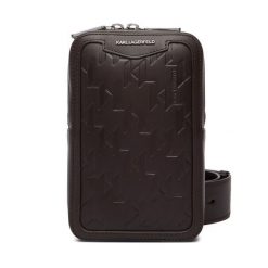 Saszetka KARL LAGERFELD. Brązowe saszetki męskie Karl Lagerfeld. Za 999.99 zł.