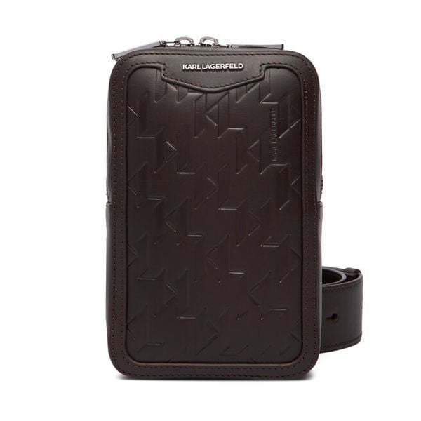 Saszetka KARL LAGERFELD. Brązowe saszetki męskie Karl Lagerfeld. Za 999.99 zł.