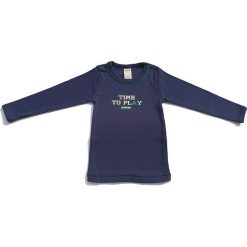 Koszulka w kolorze granatowym. Niebieskie t-shirty chłopięce Absorba & DIM, bez wzorów, z bawełny, bez ramiączek. W wyprzedaży za 19.95 zł.