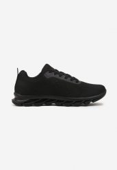 Czarne Buty Sportowe Sneakersy z Motywem Ombre Lorami. Czarne buty sportowe na co dzień męskie Born2be, bez zapięcia. Za 84.99 zł.