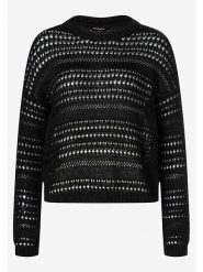 More & More Sweter w kolorze czarnym rozmiar: 34. Czarne golfy damskie MORE & MORE, bez wzorów, z bawełny, bez ramiączek. Za 151.95 zł.
