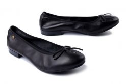 MACIEJKA P6800-01/00-0 czarny, baleriny damskie. Czarne baleriny damskie Maciejka, bez wzorów, bez obcasa, na płaskiej podeszwie. Za 209.90 zł.