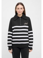 Bench Bluza "Foy" w kolorze czarno-białym rozmiar: 42. Białe bluzy bez kaptura damskie Bench. Za 109.26 zł.