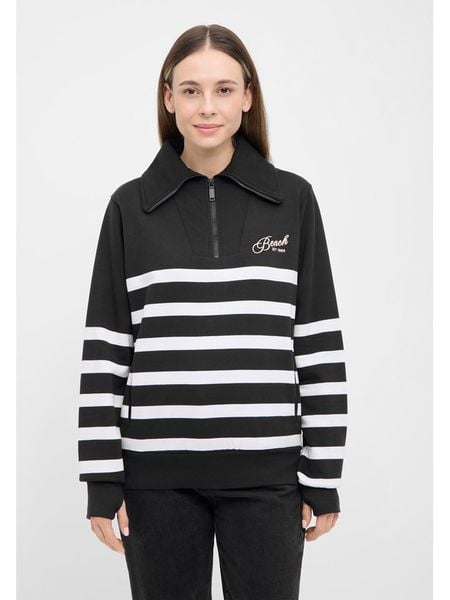 Bench Bluza "Foy" w kolorze czarno-białym rozmiar: 36. Białe bluzy bez kaptura damskie Bench. Za 139.54 zł.