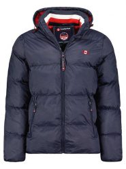 Canadian Peak Kurtka pikowana "Anceleak" w kolorze granatowym rozmiar: XXL. Niebieskie kurtki męskie Canadian Peak, xxl, bez wzorów, bez kaptura. Za 213.18 zł.