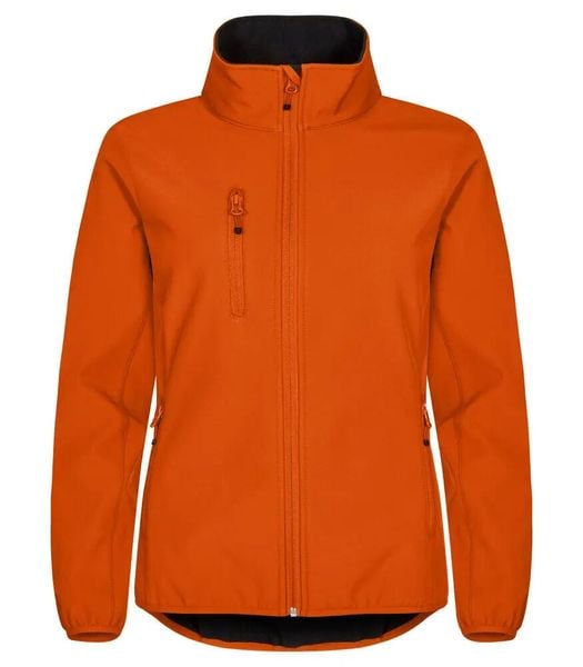 Clique Classic Softshell Kurtka Damska - 3-warstwowa, z recyklingu. Brązowe kurtki softshell damskie CLIQUE, l, bez wzorów, z softshellu, bez kaptura. Za 265.28 zł.