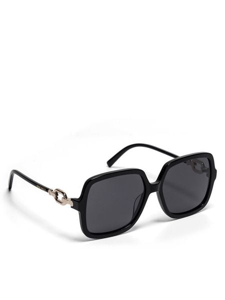 Nine West Okulary przeciwsłoneczne NW 6658S Czarny. Czarne okulary przeciwsłoneczne damskie Nine West. Za 149.99 zł.