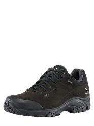 Haglöfs Skórzane buty turystyczne w kolorze czarnym rozmiar: 45 1/3. Czarne buty trekkingowe męskie Haglöfs, z gore-texu, bez zapięcia, outdoorowe, gore-tex. Za 461.21 zł.