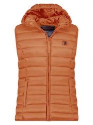 ANAPURNA Kamizelka pikowana "Vakitalana" w kolorze jasnobrązowym rozmiar: L. Brązowe kamizelki damskie ANAPURNA, l. Za 113.99 zł.