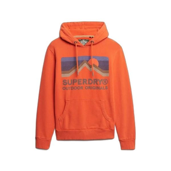 Casualowa bluza z kapturem Superdry Great Outdoors. Czerwone bluzy z kapturem męskie Superdry., s. Za 360.40 zł.