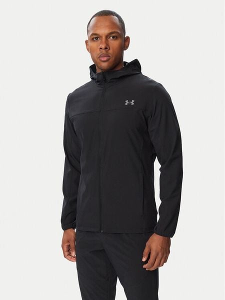 Under Armour Kurtka do biegania Ua Velociti Storm 6015106 Czarny Regular Fit. Czarne kurtki treningowe męskie Under Armour, l, bez wzorów, z syntetyku, do biegania. Za 429.99 zł.
