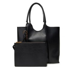 Torebka Aldo. Czarne torebki klasyczne damskie Aldo, bez wzorów, bez dodatków. Za 449.99 zł.