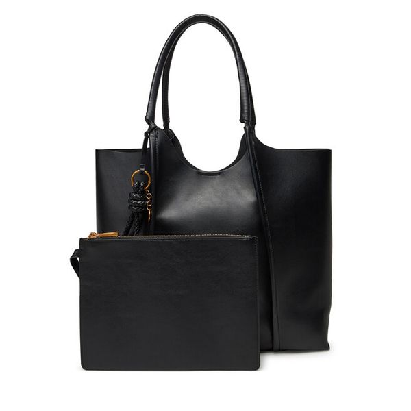 Torebka Aldo. Czarne torebki klasyczne damskie Aldo, bez wzorów, bez dodatków. Za 449.99 zł.