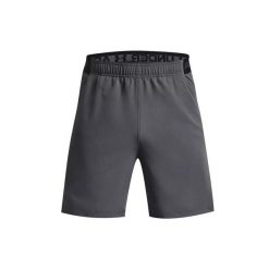 Krótki Under Armour VANISH WOVEN 6in. Szare szorty męskie Under Armour, bez wzorów, z materiału, klasyczne. Za 203.70 zł.