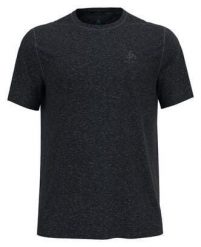 Koszulka tech. męska Odlo T-shirt crew neck s/s ACTIVE 365 LINENCO. Czarne t-shirty męskie Odlo, m, bez wzorów, z dzianiny, bez kołnierzyka. Za 259.99 zł.