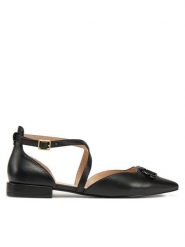 Liu Jo Baleriny Viola 19 SA5025 PX460 Czarny. Czarne baleriny damskie Liu Jo, bez wzorów, ze skóry, bez obcasa. Za 429.99 zł.