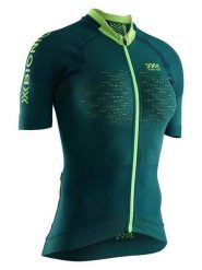 X-Bionic Koszulka kolarska "The Trick 4.0" w kolorze zielonym rozmiar: XS. Zielone bluzki sportowe damskie X BIONIC, xs, bez wzorów, bez ramiączek. Za 250.94 zł.