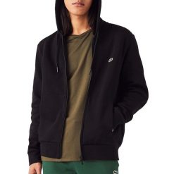Męska kurtka sportowa Lacoste Czarny. Czarne kurtki treningowe męskie Lacoste, m, bez wzorów, z bawełny. Za 409.80 zł.