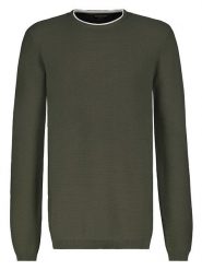 Eight2Nine Sweter w kolorze ciemnozielonym rozmiar: XL. Zielone swetry męskie Eight2Nine, xl, bez wzorów, z bawełny, bez kołnierzyka. Za 96.60 zł.