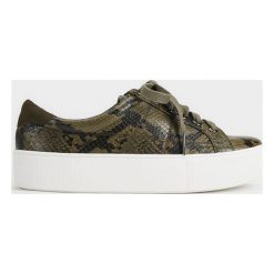 Parfois - Buty. Zielone buty sportowe na co dzień damskie Parfois, bez wzorów, z gumy. W wyprzedaży za 99.90 zł.
