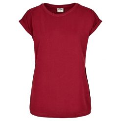 Damska Koszulka Na Ramiączkach Z Bawełny Organicznej. Brązowe bluzki damskie Urban Classics, xl, bez wzorów, z bawełny, sportowe, bez kołnierzyka, bez ramiączek. Za 77.99 zł.