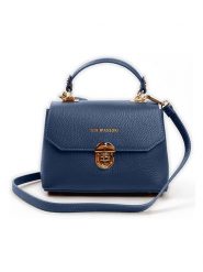 Lia Biassoni Skórzana torebka "Calopinace" w kolorze granatowym - 23 x 16 x 12 cm rozmiar: onesize. Niebieskie torebki klasyczne damskie Lia Biassoni, bez wzorów, z materiału, bez dodatków. Za 260.99 zł.