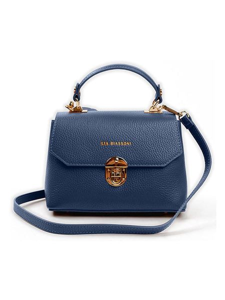 Lia Biassoni Skórzana torebka "Calopinace" w kolorze granatowym - 23 x 16 x 12 cm rozmiar: onesize. Niebieskie torebki klasyczne damskie Lia Biassoni, bez wzorów, z materiału, bez dodatków. Za 260.99 zł.