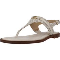 Sandały MICHAEL KORS MANDY THONG Biały. Białe sandały damskie MICHAEL KORS ACCESS, bez wzorów, ze skóry, bez obcasa. Za 479.99 zł.