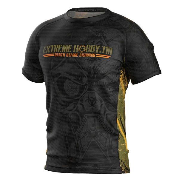 Koszulka Techniczna Sportowa Męska EXTREME HOBBY DBD. Czarne t-shirty sportowe męskie EXTREME HOBBY, m, z elastanu, bez ramiączek, do biegania. Za 149.00 zł.
