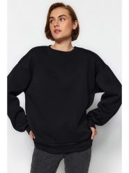 Trendyol Bluza w kolorze czarnym rozmiar: XL. Czarne bluzy bez kaptura damskie Trendyol, xl, z bawełny. Za 65.85 zł.