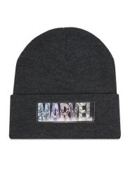 Marvel Czapka CEO-ACCCS-AW25-225MV Czarny. Czarne czapki dziecięce marvel, na zimę, bez wzorów, z materiału. Za 39.99 zł.