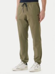 Aeronautica Militare Spodnie dresowe 261PF1008UF00674 Zielony Regular Fit. Zielone spodnie dresowe męskie AERONAUTICA MILITARE, bez wzorów, z bawełny. Za 399.99 zł.