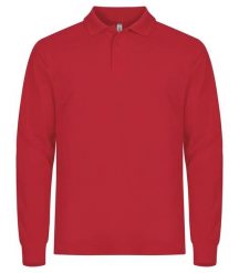 Clique Manhattan L/S Koszulka polo z długim rękawem męska - Czerwona. Czerwone koszulki męskie z długim rękawem CLIQUE, l, z bawełny. Za 135.29 zł.