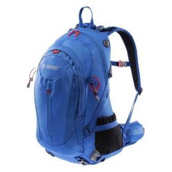 Plecak Aruba Polyester 30L. Niebieskie plecaki damskie Hi-tec, bez wzorów, z materiału. Za 296.70 zł.