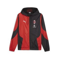 Bluza dresowa Prematch Milan AC 2023/24. Czarne bluzy bez kaptura męskie Puma, xs, z dresówki. W wyprzedaży za 278.95 zł.