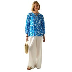 Damska Koszula Primden Fleur Bloom. Niebieskie koszule damskie Regatta, xl, bez wzorów, z bawełny, bez kołnierzyka, bez ramiączek. Za 138.99 zł.