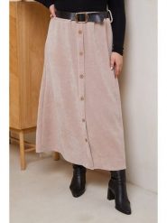 Curvy Lady Spódnica w kolorze beżowym rozmiar: 40/42. Brązowe spódniczki damskie Curvy Lady, bez wzorów, ze skóry, klasyczne, z standardowym stanem, maxi. Za 78.99 zł.