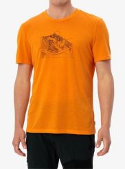 Koszulka szybkoschnąca męska Vaude Tekoa T-Shirt III. Brązowe t-shirty męskie Vaude, na lato, m, bez wzorów, z lyocellu, bez kołnierzyka. Za 142.99 zł.