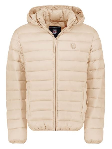 Canadian Peak Kurtka pikowana "Amitaleak" w kolorze beżowym rozmiar: 3XL. Brązowe kurtki męskie Canadian Peak, xl, bez wzorów, bez kaptura. Za 121.99 zł.