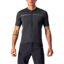 Koszulka rowerowa męska Castelli Unlimited Allroad. Szare t-shirty sportowe męskie Castelli, m, z materiału, bez ramiączek, rowerowe. Za 466.10 zł.