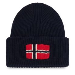 Czapka Napapijri. Niebieskie czapki męskie Napapijri, na zimę, bez wzorów. Za 249.99 zł.