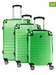 Canadian Peak 3-częściowy zestaw "Shockeak" w kolorze zielonym rozmiar: onesize. Zielone walizki Canadian Peak, bez wzorów, z materiału. Za 461.21 zł.