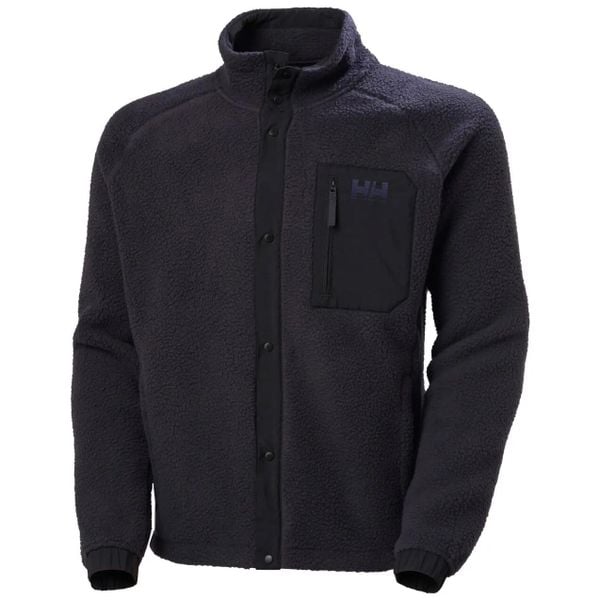 Kurtka z dresu Helly Hansen Panorama Pile Snap. Fioletowe kurtki treningowe męskie Helly Hansen, bez wzorów, z dresówki, trekkingowe. Za 611.00 zł.