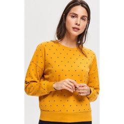 Bluza z nadrukiem - Żółty. Żółte bluzy bez kaptura damskie Reserved, l. Za 139.99 zł.
